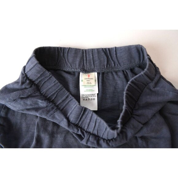 J. Crew Crewcuts Girls Size 7 Solid Blue Ruffle Pull-on Shorts Cotton - Picture 2 of 4